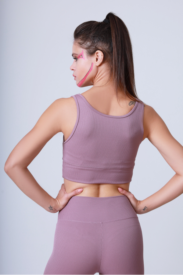 Fitilli Pembe Bralet